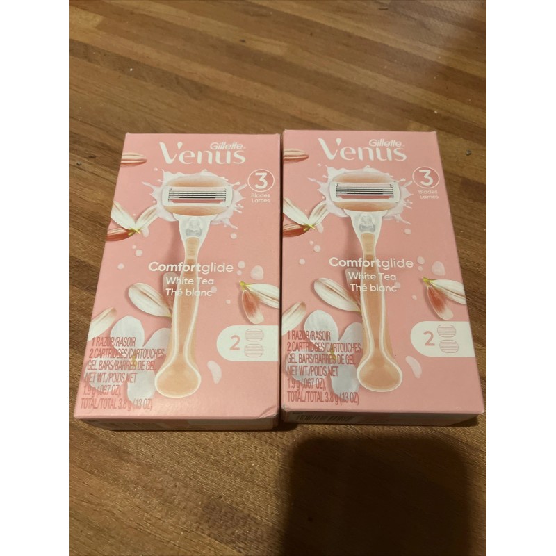 Gillette Venus 2 Gillette Venus Comfortglide White Tea Womens Razors