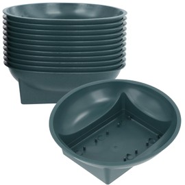 Lnrueg 18 Pcs Floral Supplies Green Bowls for Flower Arrangements, Floral Arrangements Bowls for Holiday Wedding Fresh Flower Decoration Supplies