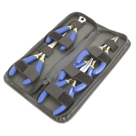 Toolzone 5pc Mini Soft Grip Plier Set in Zip Case
