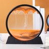 Moving Sand Art Picture Sandscape in Motion Round Glass 3D