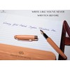 Dryden Designs Luxury Bamboo Fountain Pen with Ink Refill Converter