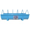 Eton Cottage Garden Chicken Trough Feeder, 30 cm, Blue