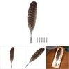 Naroote Feather Pen, Zinc Alloy Calligraphy Pens For Writing Calligraphy