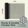 MAPORCH Plastic Wire Mesh Fence 15.7IN x 10FT Roll, 2-Pack