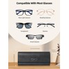 ExtreLife Smart Glasses Case, Works with Apple Find My, Rechargeable