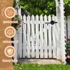 XIAOPEIZHI Two Sided gate Latch,gate Latch for Outdoor Fence, Wooden
