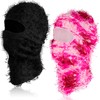 2 Pack Distressed Balaclava Ski Mask Full Face Knitted Balaclava