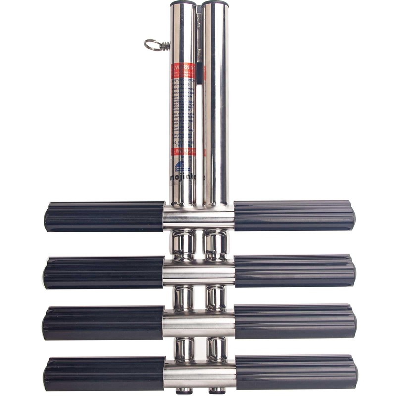 Mojiate 4-Step Stainless Steel Dive Ladder - Heavy Duty Telescoping