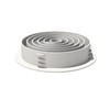 8 x 70mm White Plastic Round Soffit Air Vents/Upvc Push