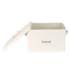 Home Basics Tin Canister Collection, 13-Liter Bread Box with Cover,