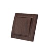 On/Off Switch Single Dark Wood Grain Wall Switch Mechanical Wall