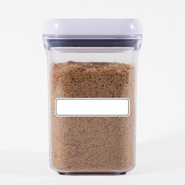 Name Bubbles - Blank Write-On Labels for Organizing, Plain White Labels, Waterproof, Dishwasher-Safe, Reusable Name Tag Stickers for School, Home, Office, Kitchen, Pantry, Containers (Rectangle)