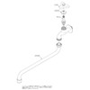 TOTO TK133AUN13C Single Faucet (Horizontal Faucet) Water Spout Pipe 11.8