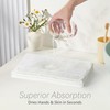 Hand Towel - 100% Cotton White Towels for Bathroom and