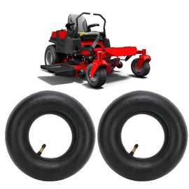 4.10/3.50‑4 Replacement Tire Inner Tubes, 2PCS Inner Tubes with TR87 Bent Valve Stem Rubber Heavy Duty for Wheelbarrows, Lawn Mowers, Hand Trucks, Garden Cart Tractors Snow Blowers