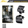 NMNRC Black Steel Chassis Skid Plate Front Rear Axle Portector