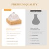 Lecdura Glass Essential Oil Diffuser with Glass Reservoir & Wood