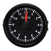 52mm Clock Gauge with Red Backlight, 0-12 Hours Hourmeter, for