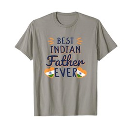VXLS India Indian Flag Proud Love Father Daddy Fathers Day T-Shirt