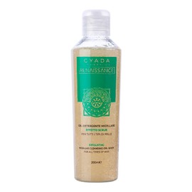 GYADA COSMETICS, Micellar Scrub Cleansing Gel, Facial Cleanser, Suitable for Dry and Mature Skin, Daily Exfoliating Effect, Promotes Cell Replacement, Lavender and Green Tea, 200 ml