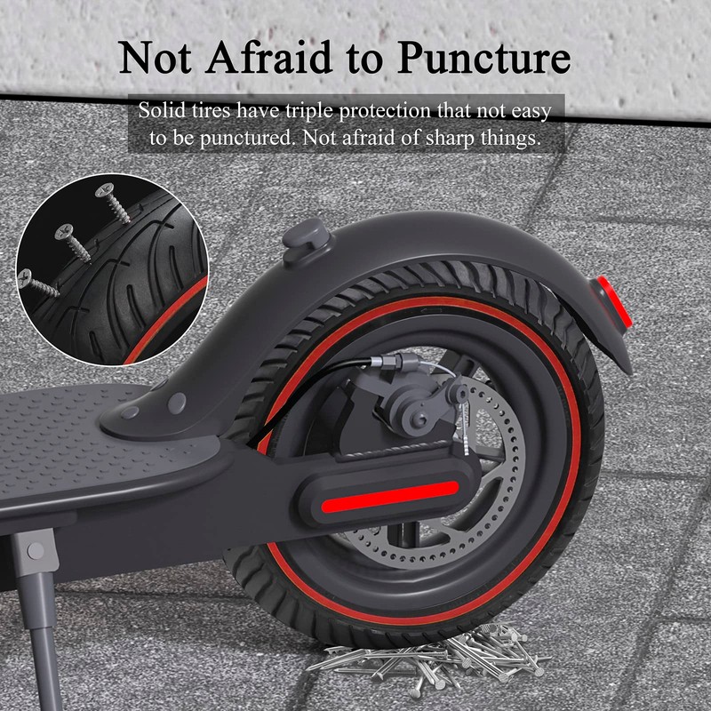 Amitor 8 1/2 Scooter Solid Tires, 8.5 Solid Tire for