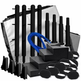 Figures Toy Company Wrestling Ring Conversion Kit: Deal 6 (Black & Gray Throwdown Deal)