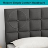 Twolike King Bed Frames with Headboard,Modern Upholstered Platforms Bed,and Strong