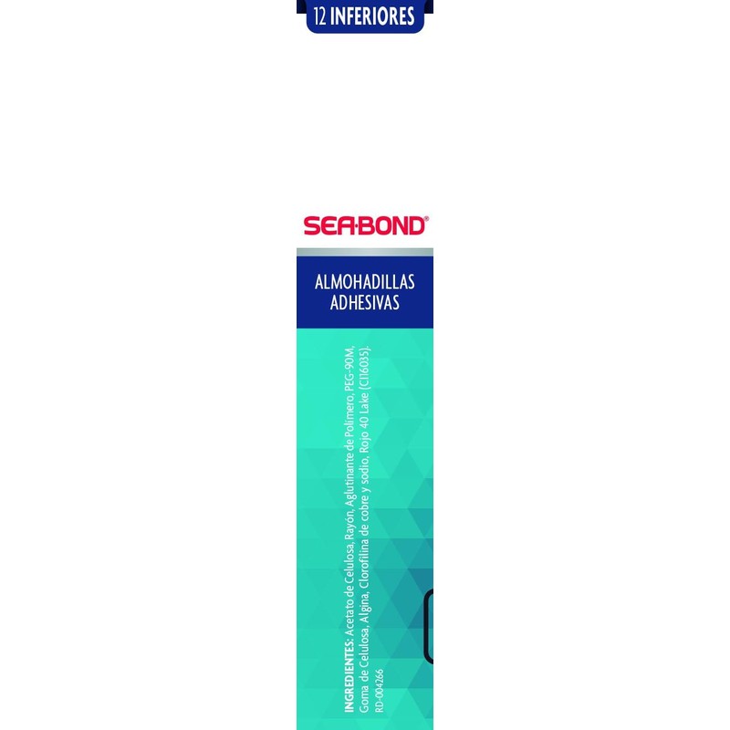 Sea-Bond Almohadillas Adhesivas para Denturas Postizas Inferiores 12 Piezas
