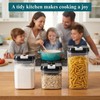 OMIO Airtight Kitchen Storage Containers (6-Pack) - Easy-Grip Pull Tab