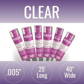 Grafix Dura-Lar 0.005" Film, Ultra Clear, Glossy 40" x25', Material, Mylar/Acetate Alternative for, Blank Stencils and Templates, Protection, Transparencies, Windows, Arts and Crafts, Roll