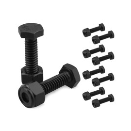 10 Pcs Upgraded 19H1914 Black Shear Bolts M40333 Nuts Fit for John Deere Many Models of Riding Lawn Equipment and Implements, for John Deere 46", 47", 54" Tractor Snow Blowers