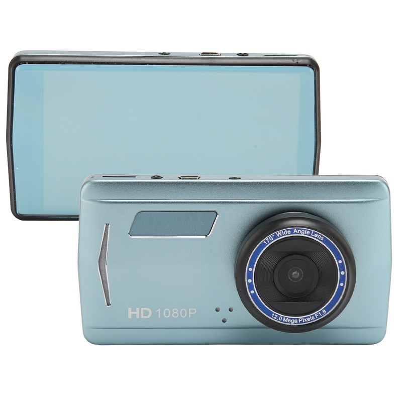 4.5in Car Dash Cam with Dual Lens 1080P HD 170