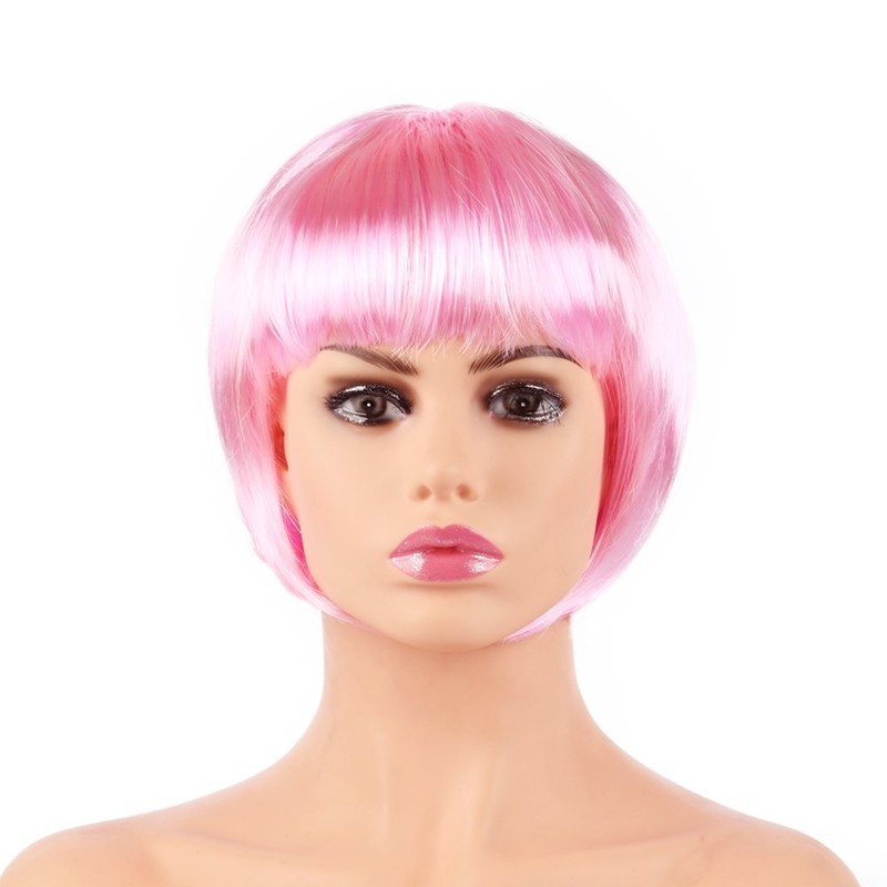 Free Beauty Wig, Short Bob, Small Face, For Cosplay, Straight