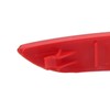 1 Pair Rear Bumper Reflector 63147318556 Red Housing Strong Retroreflection