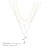 BESPORTBLE Delicate Three Layered Rose Pendant Necklace for Women Stylish