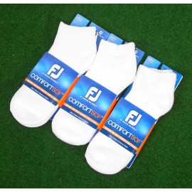 FootJoy New in Packaging Lot of 3 FootJoy White ComfortSof Men's Sport Socks