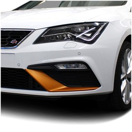 Finest Folia Folie Dekor fr Spoiler Flap Wing Sto?stange Front Splitter Selbstklebend Passgenau Kfz Auto Zubeh?r (Kupfer Matt, Facelift (D049))