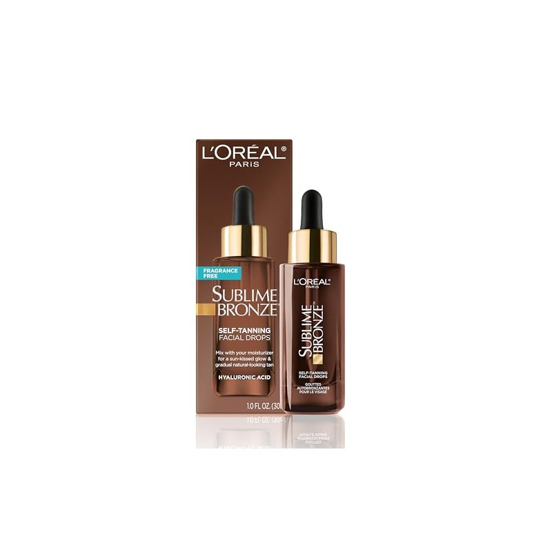 LOREAL PARIS - Gotas Autobronceadoras Faciales con cido Hialurnico, 1