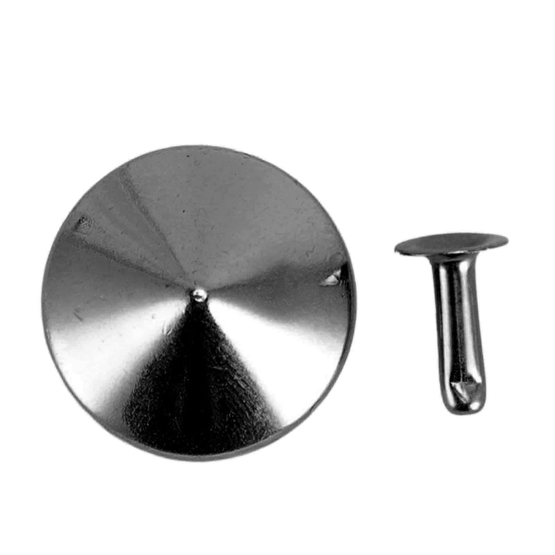100pcs Mushroom Rivets Multipurpose Double Cap Mushroom Rivets for Belts