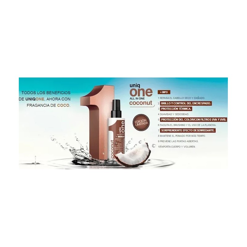 Revlon Uniq One Coconut Tratamiento All In One Cabello 150ml