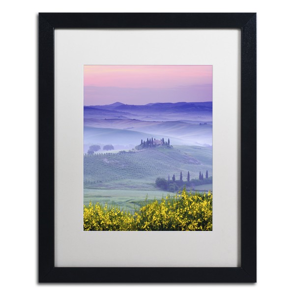 Dawn over Belvedere by Michael Blanchette Photography, White Matte, Black Frame 16x20-Inch