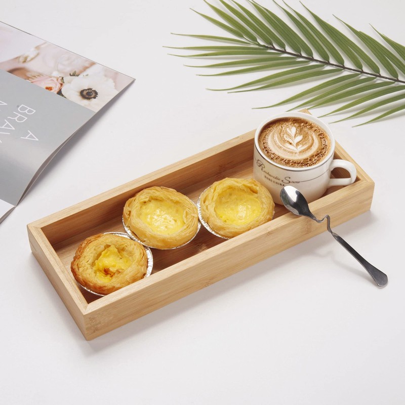 Bamboo Bathroom Tray, Bathroom Vanity Tray, Bathroom Trays for Counter,