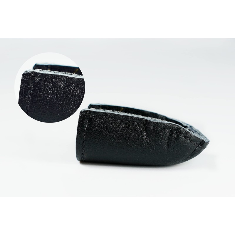 Clover Ditale in Pelle, Nero