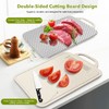 Laokiiy Titanium Cutting Board,Cutting Board for Kitchen Cutting Boards Double