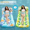Jasonwell Inflatable Pool Float Lounge - 2 Pack Floaties Rafts