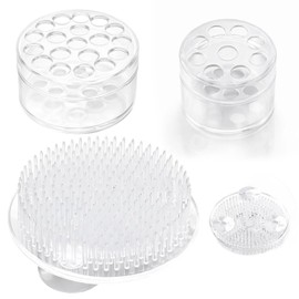 6-Piece Transparent Flower Frog Set, Small & Medium Arrangement Tools