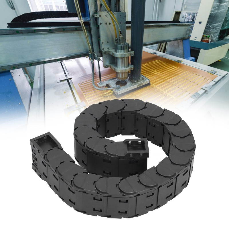Drag Chain Wire Carrier Totally Enclosed Low Noise Towing Chain