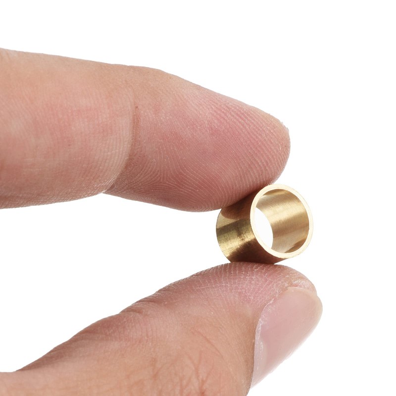 PATIKIL 9mm Dia Brass Pool Cue Ferrules, 10 Pack Billiard