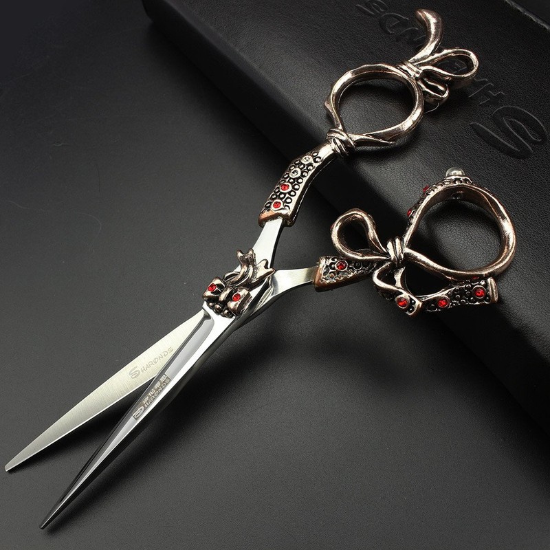 5.5 Inch High-End Hairdressing Scissors Set Hair Stylists Professional Barber