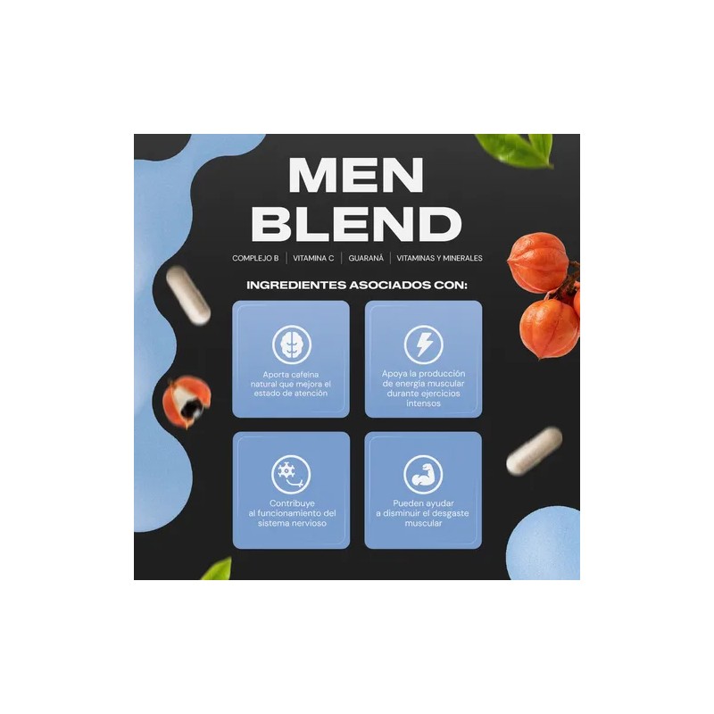 Vital Botanics Multivitamínico + Creatina Hombre 60 Cáps